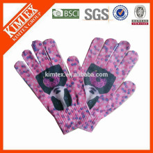 2015 fashion custom winter sublimation gloves